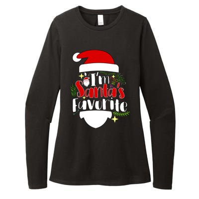 I'm Santa's Favorite Christmas Womens CVC Long Sleeve Shirt