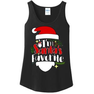 I'm Santa's Favorite Christmas Ladies Essential Tank