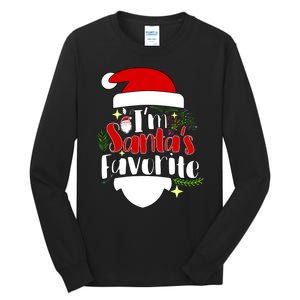 I'm Santa's Favorite Christmas Tall Long Sleeve T-Shirt