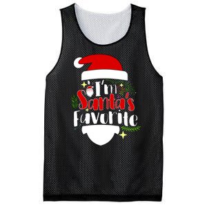 I'm Santa's Favorite Christmas Mesh Reversible Basketball Jersey Tank