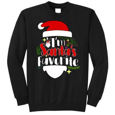 I'm Santa's Favorite Christmas Tall Sweatshirt