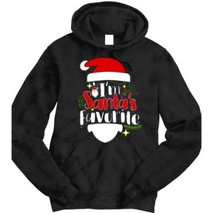 I'm Santa's Favorite Christmas Tie Dye Hoodie