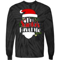 I'm Santa's Favorite Christmas Tie-Dye Long Sleeve Shirt