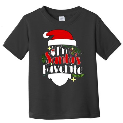 I'm Santa's Favorite Christmas Toddler T-Shirt