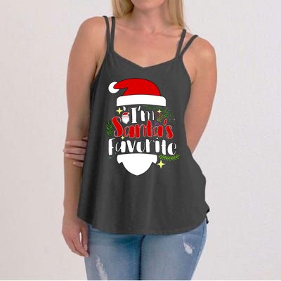 I'm Santa's Favorite Christmas Women's Strappy Tank