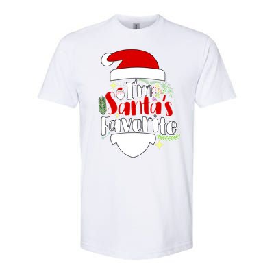 I'm Santa's Favorite Christmas Softstyle® CVC T-Shirt