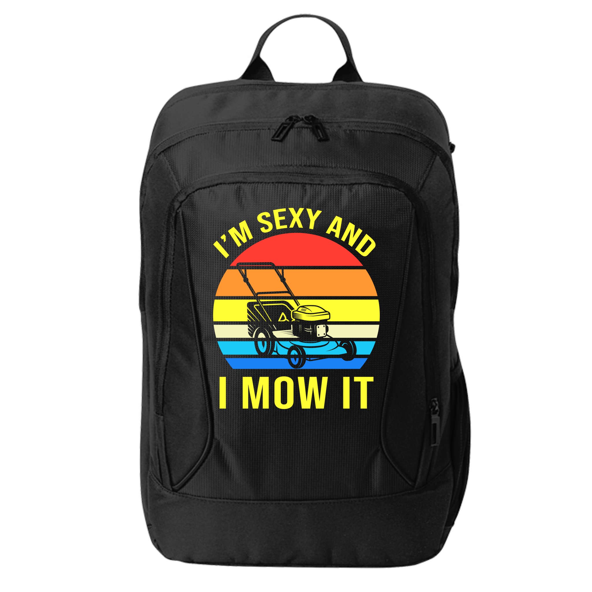 I'm Sexy And I Mow It City Backpack