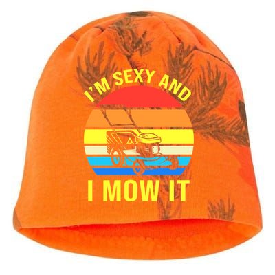 I'm Sexy And I Mow It Kati - Camo Knit Beanie