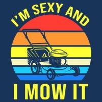 I'm Sexy And I Mow It Youth Performance Sprint T-Shirt