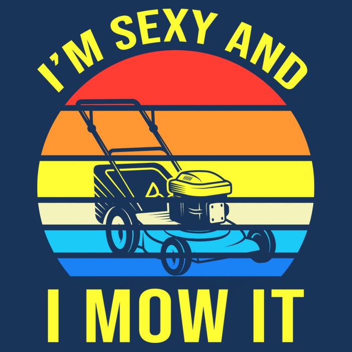 I'm Sexy And I Mow It Youth Performance Sprint T-Shirt