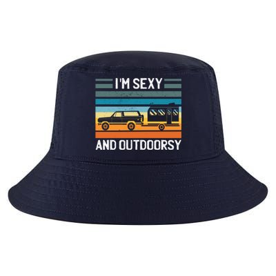 I'm Sexy And Outdoorsy Retro Road Trip Camper Cool Comfort Performance Bucket Hat