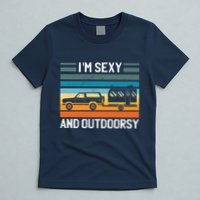 I'm Sexy And Outdoorsy Retro Road Trip Camper T-Shirt