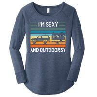 I'm Sexy And Outdoorsy Retro Road Trip Camper Women's Perfect Tri Tunic Long Sleeve Shirt