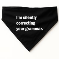 I'm Silently Correcting Your Grammar USA-Made Doggie Bandana
