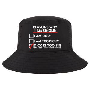 I'm Single Because It's Too Big Cool Comfort Performance Bucket Hat