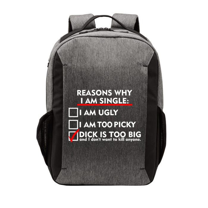 I'm Single Because It's Too Big Vector Backpack