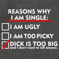 I'm Single Because It's Too Big Vector Backpack