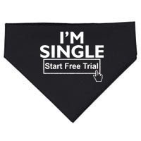 I'm Single Start A Free Trial USA-Made Doggie Bandana