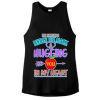 I'm Smiling Under The Mask & Hugging You In My Heart Ladies PosiCharge Tri-Blend Wicking Tank