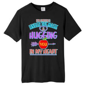 I'm Smiling Under The Mask & Hugging You In My Heart Tall Fusion ChromaSoft Performance T-Shirt