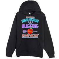 I'm Smiling Under The Mask & Hugging You In My Heart Premium Pullover Hoodie