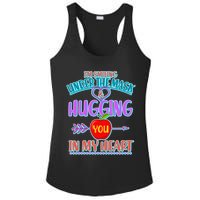 I'm Smiling Under The Mask & Hugging You In My Heart Ladies PosiCharge Competitor Racerback Tank