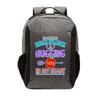 I'm Smiling Under The Mask & Hugging You In My Heart Vector Backpack