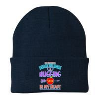 I'm Smiling Under The Mask & Hugging You In My Heart Knit Cap Winter Beanie