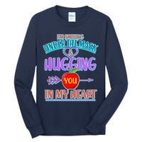 I'm Smiling Under The Mask & Hugging You In My Heart Tall Long Sleeve T-Shirt