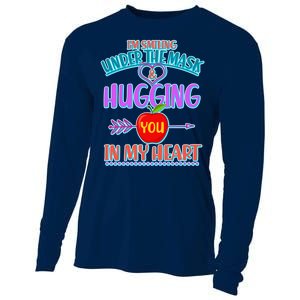 I'm Smiling Under The Mask & Hugging You In My Heart Cooling Performance Long Sleeve Crew