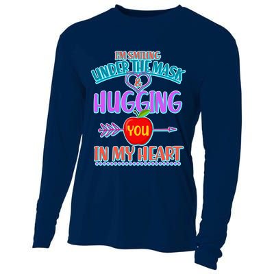 I'm Smiling Under The Mask & Hugging You In My Heart Cooling Performance Long Sleeve Crew