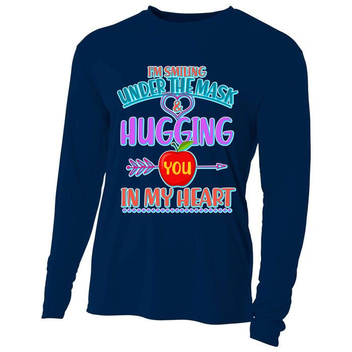 I'm Smiling Under The Mask & Hugging You In My Heart Cooling Performance Long Sleeve Crew