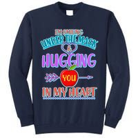 I'm Smiling Under The Mask & Hugging You In My Heart Tall Sweatshirt