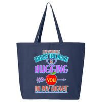 I'm Smiling Under The Mask & Hugging You In My Heart 25L Jumbo Tote