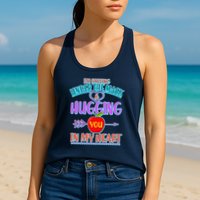 I'm Smiling Under The Mask & Hugging You In My Heart Womens Tank Top