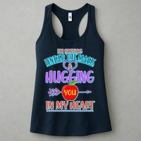 I'm Smiling Under The Mask & Hugging You In My Heart Womens Tank Top