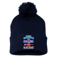 I'm Smiling Under The Mask & Hugging You In My Heart Pom Pom 12in Knit Beanie