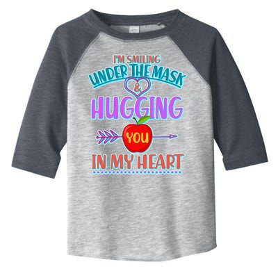 I'm Smiling Under The Mask & Hugging You In My Heart Toddler Fine Jersey T-Shirt