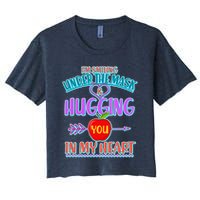I'm Smiling Under The Mask & Hugging You In My Heart Crop Top