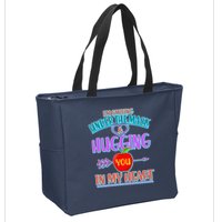 I'm Smiling Under The Mask & Hugging You In My Heart Zip Tote Bag