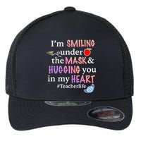 I'm Smiling Under The Mask Hugging You In My Heart Flexfit Unipanel Trucker Cap