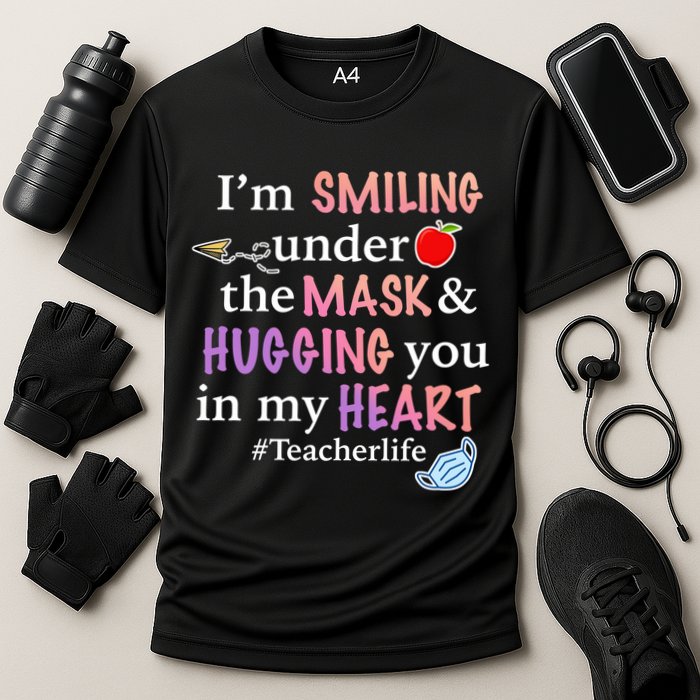 I'm Smiling Under The Mask Hugging You In My Heart Performance Shirt