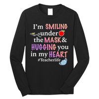 I'm Smiling Under The Mask Hugging You In My Heart Long Sleeve Shirt