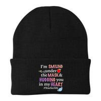 I'm Smiling Under The Mask Hugging You In My Heart Beanie