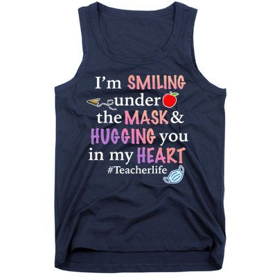 I'm Smiling Under The Mask Hugging You In My Heart Tank Top