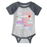 I'm Smiling Under The Mask Hugging You In My Heart Infant Baby Jersey Bodysuit