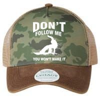 I'm Snowboarding Don't Follow Me You Won't Make It Legacy Tie Dye Trucker Hat