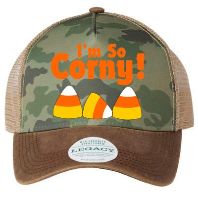 I'm So Corny Candy Corn Halloween Legacy Tie Dye Trucker Hat