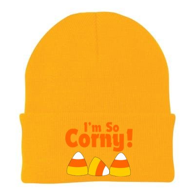 I'm So Corny Candy Corn Halloween Knit Cap Winter Beanie