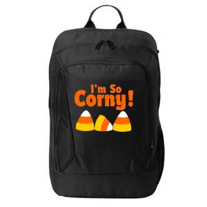 I'm So Corny Candy Corn Halloween City Backpack